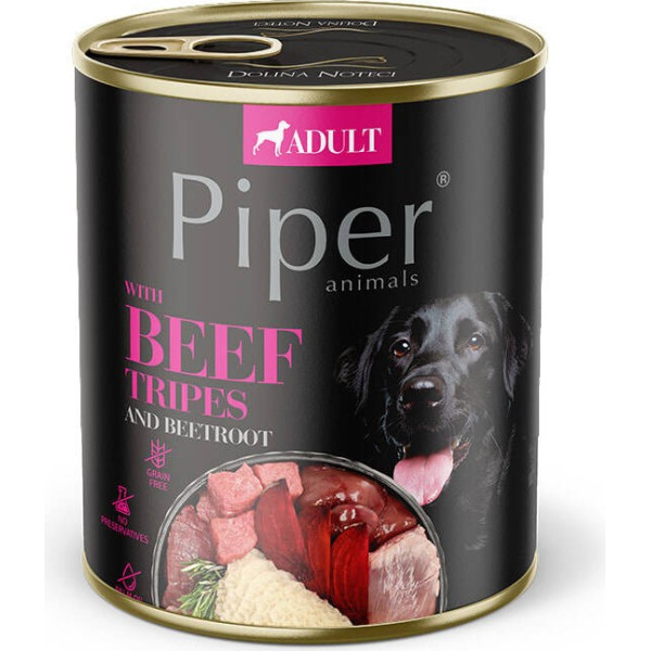piper animals with beef stomachs - mitrā barība suņiem - 800g
