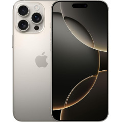 Apple iPhone 16 Pro Max 512GB: 5G Phone with Camera Control, 4K 120 Dolby Vision and a Big Leap in Battery Life.Works with AirPods, Titan Natural