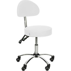 Practice Rolling Stool White