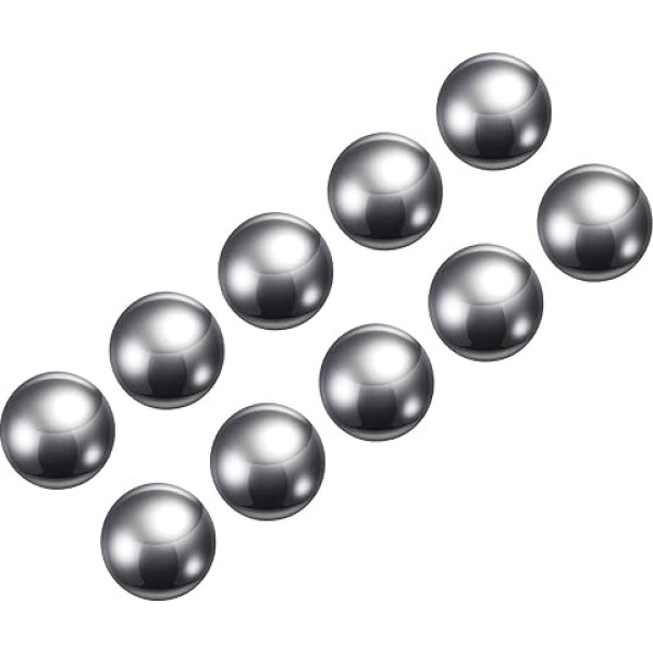 METALLIXITY Präzisionskugeln G10 16mm 10 Stück, Chromstahl Kugellagerkugeln - für Industrie-Kit, Maschinen, Automobil und DIY
