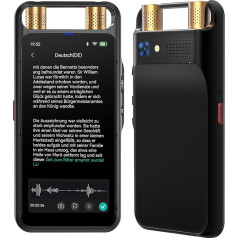 Note AI Digital Voice Recorder One Touch Recording Noise Reduction with 64GB Card, Supports 134 Languages Transcription to Text, Summary, Audio Recorder for Meetings, Interviews, Lectures