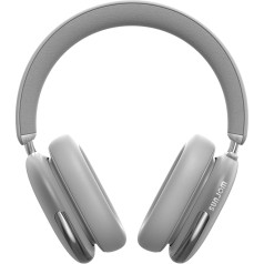 Wireless Over-Ear Headphones Freepods 120H Playtime, ANC/ENC Active Noise Cancelling on Level Pro, Bluetooth Headphones with Built-in Microphone, Charging Type C for Calls, Travel, Sports, Silver
