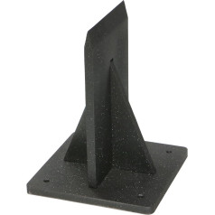 HackMonster© Wood Splitter Large | L Splitting Wedge Splitter Grinding Wood Attachment for Chopping Block Splitting Wedge Anvil