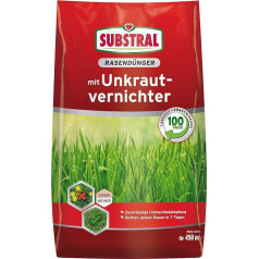 Substral Lawn Fertilizer with Weed Killer | für 450qm Capacity 9 kg
