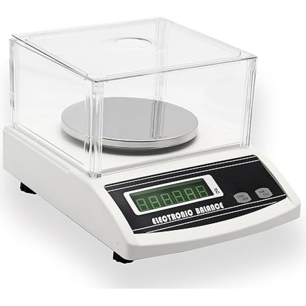 NEWTRY Desktop Precision Electronic Balance Scale LCD Digital Analytic Balance for Gold Jewellery Lab (200g, 0.001g)