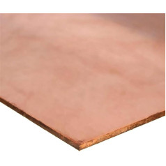 Flat Sheet Metal Sheet Copper Metal Sheet Metal Sheet Foil Plate Beautiful Mechanical Behavior and Thermal Stability Thickness 0.25-8 mm Square Materials (Colour: Thickness 2 mm, Size