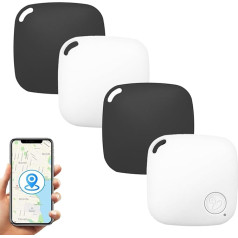 Key Finders Smart Bluetooth Tracker, Item Locator GPS Tracking Device App Control Compatible with iOS Android for Keys, Pets, Phone, Wallet, Handbag