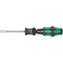 Wera - 05051510001 Screwdriver with Bit Magazine, Kraftform Kompakt 27 Set 1, 7 Pieces