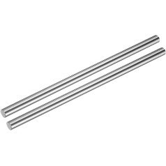sourcing map Linear Motion Rod Shaft Guide 20mm x 450mm Hardened Steel Casing Chrome Plated Metric Linear Rail for 3D Printer CNC Machine Pack of 2