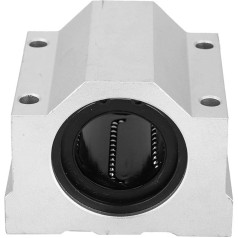 40mm Linear Bearing Slide Block, SC40UU 40mm Aluminum Linear Motion Ball Bearing Slide Block CNC Linear Unit, 70mm Height, Default