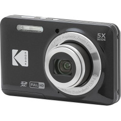 KODAK Pixpro FZ55-16 Megapixel Digital Camera, 5X Optical Zoom, 2.7 LCD Monitor, Optical Image Stabiliser, 720p Full HD Video, Lithium-Ion Battery