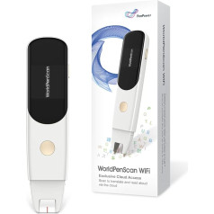 PenPower WorldPenScan Wi-Fi OCR Pen Scanner Reader Mode Text to Speech for Dyslexia Windows, Mac, Chromebook, iOS & Android