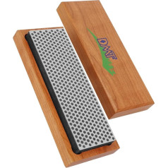 DMT W6X 6-Inch Diamond Whetstone Sharpener, Extra-Coarse with Hardwood Box