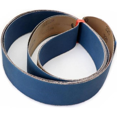 14pcs Zircon Corundum 100x610mm Sanding Belts Blue Sandpaper Polishing Belt Tool 4x24 Inch Metal Sanding Belt 40-120 Grit (Size : 14PCS 120 Grit)