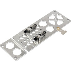 Upgraded 340mm Rail Saw Square Right Angle Guide Rail Angle Stop Accessories Compatible with Festool and Makita Guide Rail (Silver)