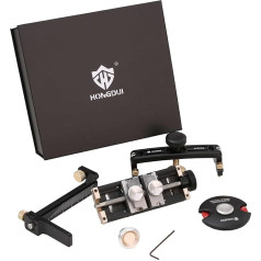 HONGDUI HD29 Grinding Guide, Woodworking Sharpening System, Chisel, Sharpening Tool, Sharpening Attachment, Angle Gauge, Honing Guide (for Planer Knives) - Extended Jaws