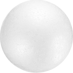 sourcing map 1 Stück weiße Schaumstoffkugeln, 15,2 cm, Styropor-Bastelschaum-Kugeln, solide runde Kugel für Kunst, Haushalt, DIY, Party-Dekorationen