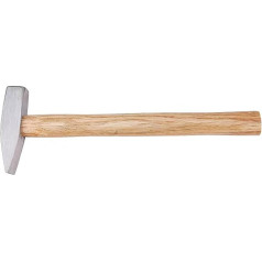 Engineer's Hammer 200g Forged Steel with Wooden Handle for Metalworking, Blacksmith, DIY, Machinists and Engineers (200g)
