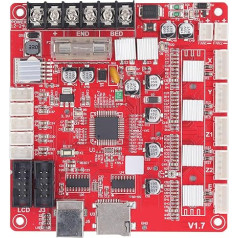 3D Printer Control Board, Anet A8 PLUS 3D Printer Motherboard, Good Heat Dissipation, Built-in Motherboard with USB, Deep Groove Ball Bearing