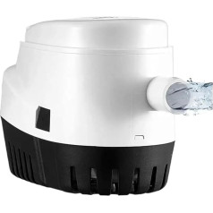 Bilgenpumpe, 750/1100/3000 GPH, 12 V, automatische Tauch-Bilgenwasserpumpe mit Schwimmerschalter for Boote, Pools, Keller(750GPH 19mm Outlet)