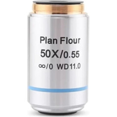Microscope Accessories Microscope Lens Metallurgical Plan Flour Semi-Apochromatic Lens Long Working Distance Parfocal 60mm M26 Microscope Accessories Durability and Reliable Performance
