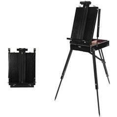 CONGRUI Easel Advertising Oil Painting Box Easel Exhibition Shelf Multifunctional Applicable Occasion Solid Wood Tool Box Wood