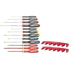 Facom Screwdriver Set 12 Pieces and 2 Holders