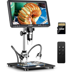 Leipan DM12 Digital Soldering Microscope 2000X, 10.1