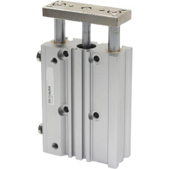 Pneumatischer Luftzylinder mit Führungsstange, Hub 10-125, 1 Stück, MGPL80 MGPL12 MGPL16 MGPL100(MGPL12,125)