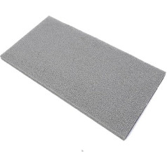 GNYVZXPLQ Wear-resistant Ceramic Silicone Carbide Cushion, Silver Porous Metal Foam, High Strength Sponge Nickel Sheet, Length 300 mm, Porous Nickel Foam, 1 Piece (3 mm x 200 mm x 300 mm)