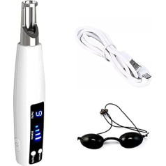 Handheld Picosecond Pen, Blue Light, Pigment, Tattoo, Scar and Freckle Removal with 9 Modes, 4 Levels, Laser Pen, Stain Removal, Bl