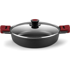 isogona. – Bra- a410532 – Low Casserole 32 cm C/Lid Ind Al/Fu Premiere Bra