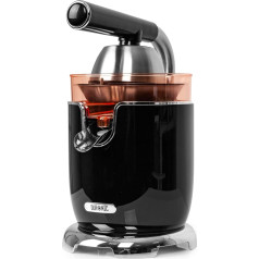 Duronic JE605 Juicer Electric 600 W, Lemon Squeezer 400 ml, Citrus Juicer 2 Cones, Orange Squeezer, High Juice Extraction, Stainless Steel Fruit Press with Strainer, Citrus Juicer, Orange Juicer