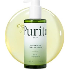 PURITO From Green Cleansing Oil 6.76 fl.oz/200 ml Gentle Facial Cleanser, Cruelty Free and Vegan, Nature-Derived Oils (Renewed)
