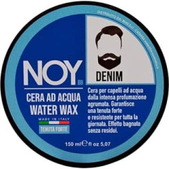 NOY - Water Wax - Wax Denim - Water Wax - Strong Hold - Citrus Fragrance - Hair Wax for Men (150 ml)