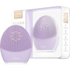FOREO Luna 3 plus Sensitive Skin - Thermal Facial Cleansing Brush & Targeted Microcurrent Face Lifting Device - Ultra Hygienic Face Care - T-Sonic Face Massager - App Connected