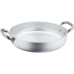 Pentole Agnelli Aluminium Professional Radiant Omelette Pan 5 Mm. With 2 Handles, Diameter 28 Cm.