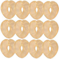 Anneome Pack of 48 Eye Patch Silk Gel Eye Pads Eyelid Stains Skin Care Patch Breathable Under Sleep Mask Stripes Dark Circles Eye Masks Eye Care Accessories Golden Collagen