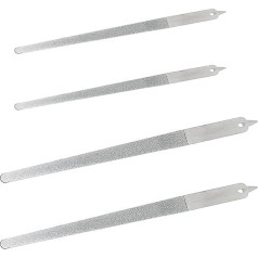 4 x 8 Diamant-Staub-Nagelfeile – Edelstahl-Nagelpfleger – 2 Stück 22,9 cm und 2 Stück 15,2 cm