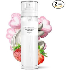 Erdbeerwolken Ultra-konzentriertes Haar & Körper-Parfüm Nebel, Luxus-Parfümöl, lang anhaltende Duftkörpernebel für Frauen, Gourmand, Veganer und Grausamkeitsfreiheit (A)