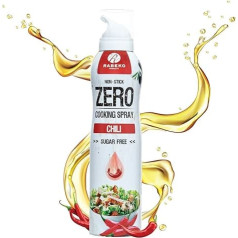 Rabeko Zero Cooking Spray Low Calorie | Chili | 800 Servings, 2 kcal per Spray | Pan Spray for Roasting, Grilling & Baking | No Additives, No Sugar | Non-Stick Cooking Spray | Gluten and Lactose Free