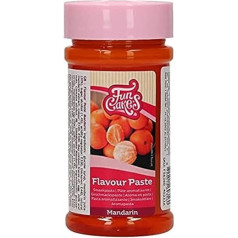FunCakes Mandarin Flavour Paste: Food Flavouring, Great Flavour, Perfect for Decorating Cakes, Suitable for Dough and Fillings 120g