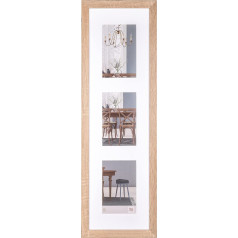 walther design Fiorito EF338VE Picture Frame Light Oak 3 x 13 x 18 cm Gallery with Mount Wooden Frame