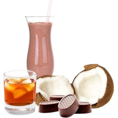 Coconut Rum Praline Whey Powder Luxofit Enriched with L-Carnitine Protein Wellness Drink Aspartame Free Whey (Coconut Rum Praline, 10 kg)