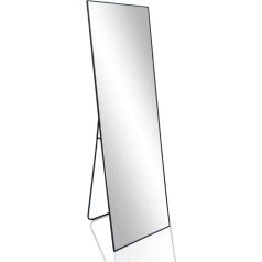 KAIDIDA Standing Mirror 162.6 x 53.3 cm, Full Body Mirror Against the Wall, Floor Mirror with Tempered Glass, Extra Large Rectangular Mirror for Living Room and Bedroom