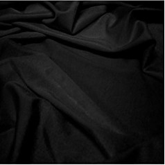 Fabrics-City Highly Elastic Lycra Fabric, Oeko-Tex Swimming Suit Fabrics (Black, 100 x 150 cm)