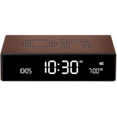 Lexon FLIP Premium LCD Alarm Clock (Bronze)