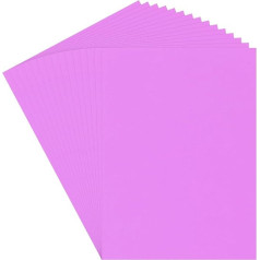 sourcing map 30 Blatt hellvioletter Karton, 50,8 x 38,1 cm, 200 g/m²/34 kg dickes Druckerpapier für Bastelarbeiten, Einladungen, Kartenherstellung, Scrapbooking, Zeichnen