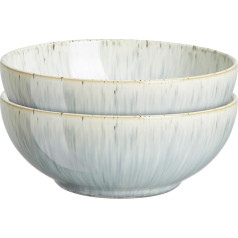 Denby Azure Stoneware Halo Speckle 2 Bowls