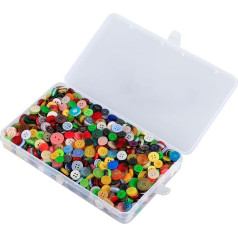 Thyonta Sewing Buttons, 1000 Pieces Mixed Colors Colorful Resin Buttons for DIY Crafts Sewing Craft